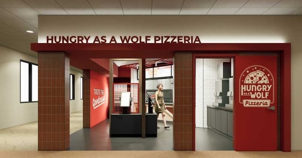 Hungry as a wolf Pizza outlet